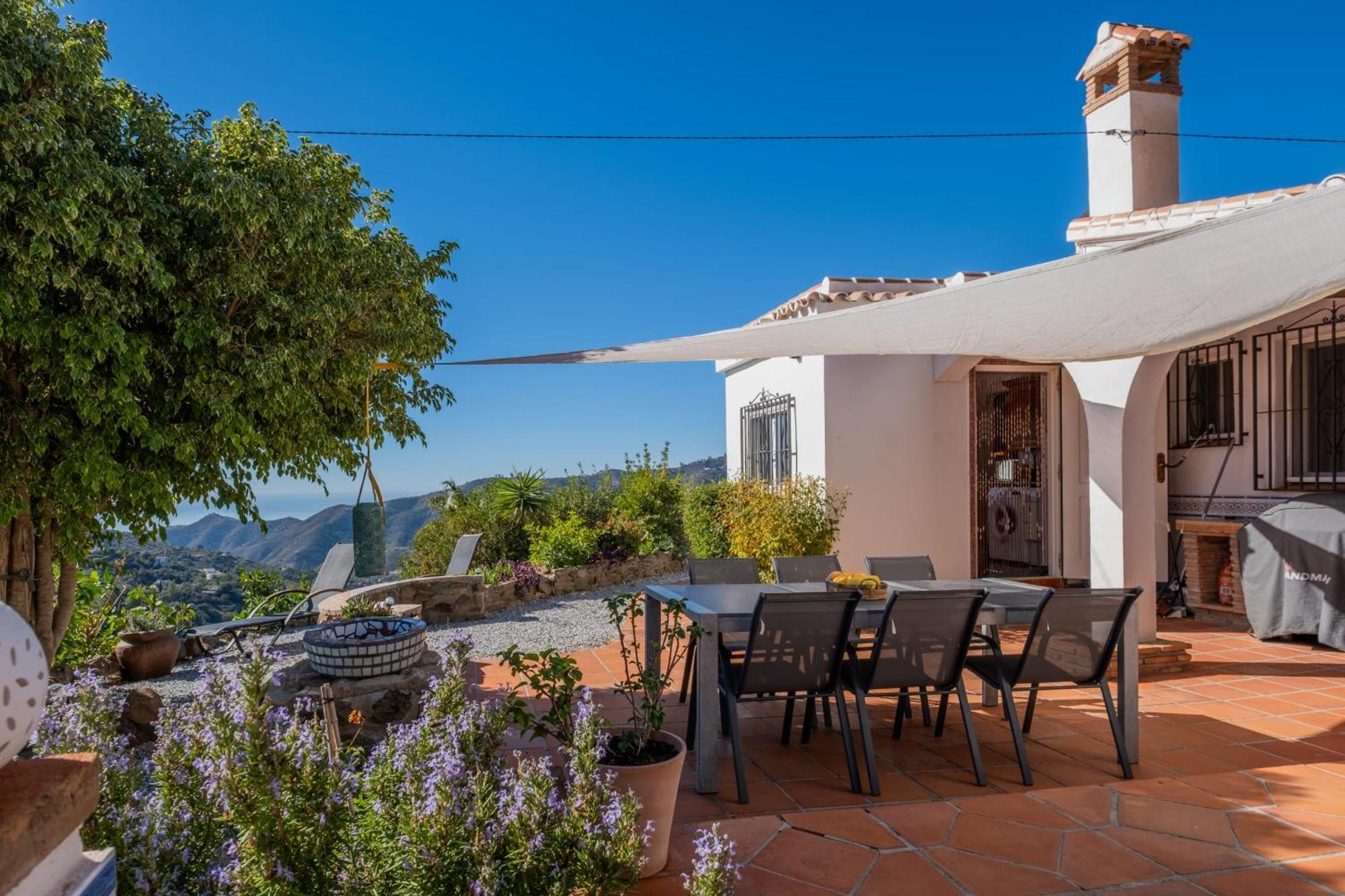 Casa La Siesta Villa With Magical View Own Pool Málaga Dış mekan fotoğraf