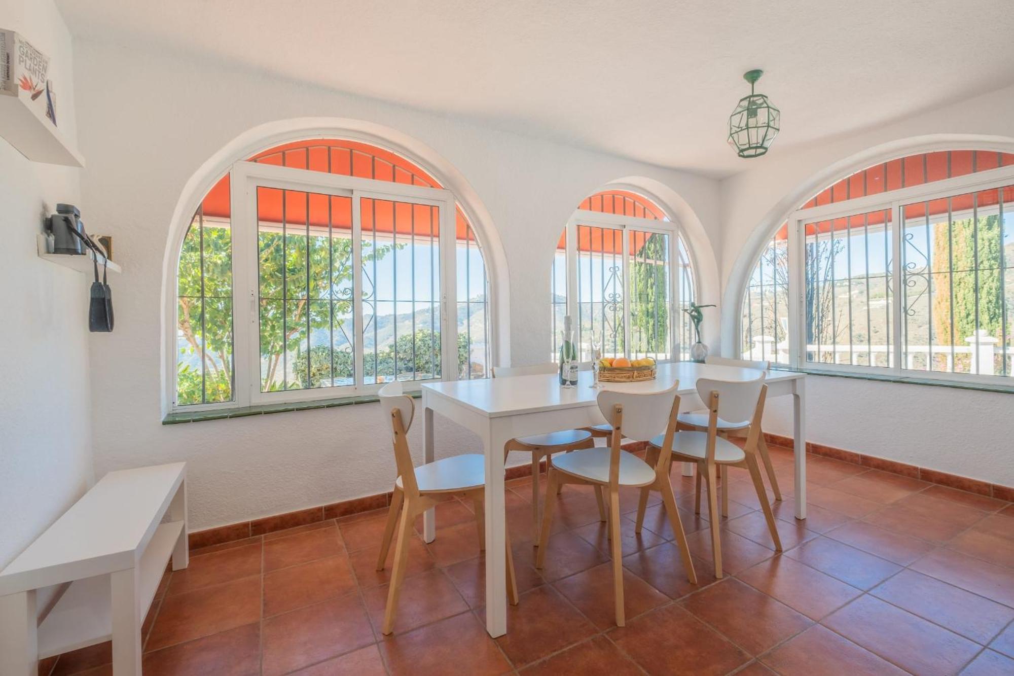 Casa La Siesta Villa With Magical View Own Pool Málaga Dış mekan fotoğraf